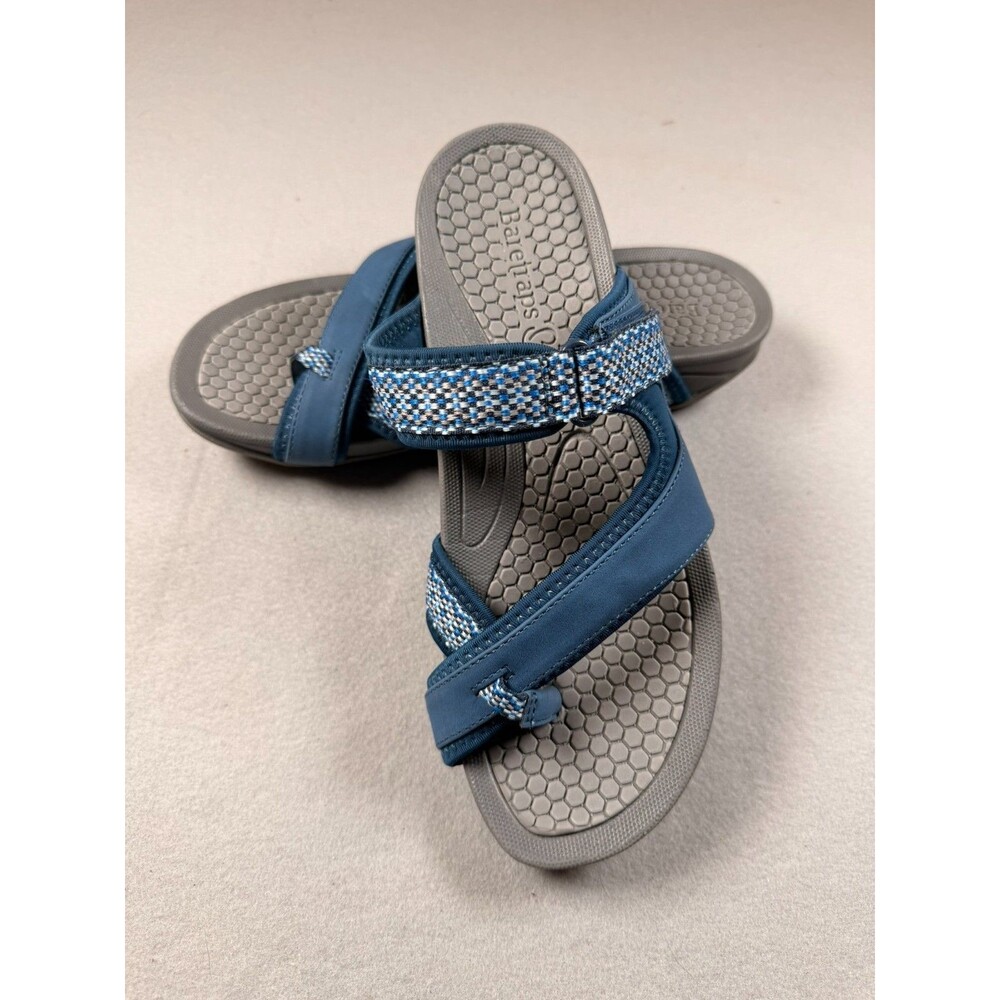 Navy baretraps denni sandal size 8.5 or 8